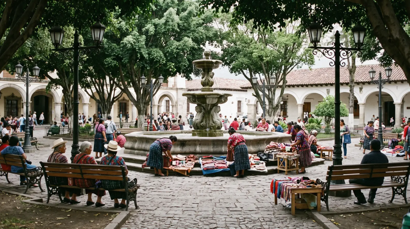 Parque Central, Antigua Guatemala
